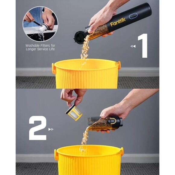 🔥Fanttik Slim V8 Apex 4 In 1 Portable Car Vacuum 19000PA High Power BNWT🔥 - Picture 10 of 10